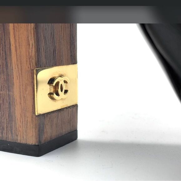 Chanel Quilted Open-Toe Lace-Up Boots 37.5 - Picture 3 of 9